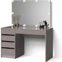 Livinity Toletta Imola Cachemire 120 cm con specchio e catena luminosa LED, Model 53116