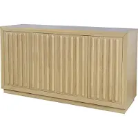 FURNLUX Credenza in rovere Avola 153 cm / Colore principale: Beige / Dimensioni: 153 x 82 x 46 cm