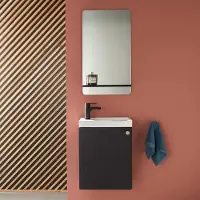 MOB-IN Set lavabo e specchio AVA