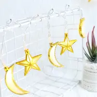 Rosikey 1.5M Ramadan Decorazioni Fata Luci Islam Eid Mubarak Decorativi Fata Luci Batteria Operato Regali Partito