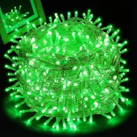 Rosikey 100M 1000LEDs 8 Modes Fairy Lights Potenza LED Natale Fairy Lights Cavo trasparente Camera Decorazione Luce Partito Giardino Albero di Natale illuminazione, verde