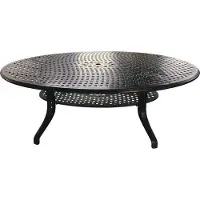 In And OutdoorMatch Tavolo ovale King's Cross - 250x176 cm - Alluminio fuso