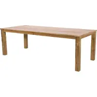In And OutdoorMatch Tavolo - Teak riciclato - 240x100x76 cm - Legno massello sostenibile