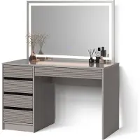 Livinity Toletta Imola Cachemire 120 cm con specchio a LED, Model 53111