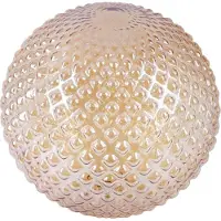 Light11 HOME Paralume Cannes color miele sferico 15 cm – elegante paralume in vetro per un'illuminazione calda degli ambienti