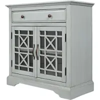 FURNLUX Credenza Avola Grigio Verde 82cm / Colore principale: Grigio / Dimensioni: 82 x 82 x 38 cm