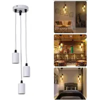 Rosikey Lampada a sospensione lampada a sospensione E27 vintage lampadario a soffitto per cucina sala da pranzo camera da letto soggiorno decorazione