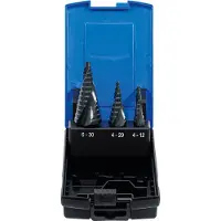 Bgs Set di punte a gradino Ø 4 - 30 mm, 3 pezzi.