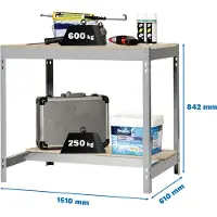 Simonwork (bancos De Trabajo) Banco Da Lavoro Bt0 842x1510x610 Mm