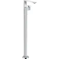 Axor mitigeur lavabo Edge à levier unique, taille main, sur pied, avec vidage par poussée, taille diamant, 46041000, 46041000