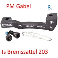 Shimano Adattatore Pinza Freno A Disco Anteriore Postmount