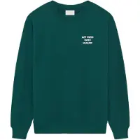 Drôle de Monsieur Felpa a girocollo in cotone con logo
