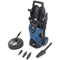 HBM Idropulitrice ad alta pressione 2200 Watt, 165 bar con lavapazzi e ugello turbo