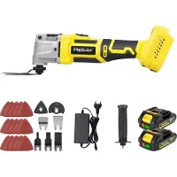 OEM Utensile a oscillazione multifunzionale, motore brushless, velocità variabile, batteria da 2 pezzi da 7500 mAh