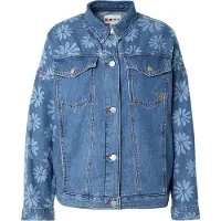 Roxy - Giacca in jeans abbottonata - Salty Horizon Denim Jacket Surf Wash per Donne in Cotone - Taglia S - Blu