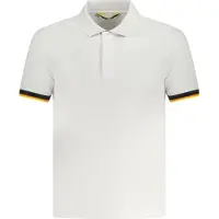 K-way Polo uomo bianca Vincent pique