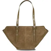 Núnoo Small Nora Suede Dusty Olive Taglia: OS | Borse a mano Outlet | Unisex | Verde