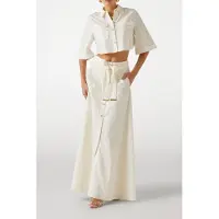 Guess Marciano By Pat Cropped Shirt Sandy Shore Taglia: 38 | Magliette intime Outlet | Donna | Marrone