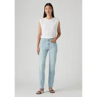 Levi's 724 High Rise Straight Jeans Light Indigo Taglia: W27L30 | Jeans straight fit Outlet | Donna | Blu