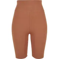 Urban Classics Ladies High Waist Cycle Shorts Terracotta Taglia: XS | Pantaloncini Sportivi Outlet | Donna