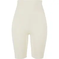 Urban Classics Ladies High Waist Cycle Shorts Whitesand Taglia: XS | Pantaloncini Sportivi Outlet | Donna | Bianco