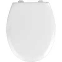 Wenko WC SEAT Sedile per WC Rieti con chiusura morbida Coperchio per WC Duroplast bianco