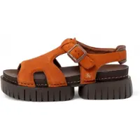 Art per donna. 1188211GM003_0MU Sandali in pelle marrone Madeira 1882 (41), 5 a 8cm, Fibbia, Casual