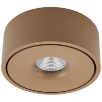 Arcchio Plafoniera LED Rotari, marrone, up and down