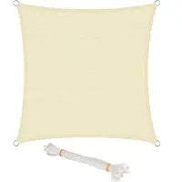 OEM Telone rettangolare, traspirante, resistente ai raggi UV, in HDPE, color crema, 2x3 m