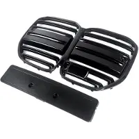 Happyment Paraurti GT Luxtra per BMW Serie 4 G22/G23 (2021-2023) - Nero lucido - Stile M Performance - Griglia anteriore a rene di alta qualità - Montaggio perfetto - Accessori auto