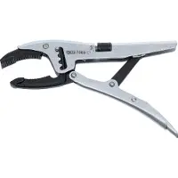 Bgs Pinza a 4 pieghe a regolazione rapida con ganascia inferiore sfalsata tipo francese 250 mm - 7085