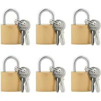 Syfax U Lock con Chiavi 6 pz Ottone Ferro