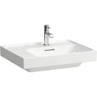 Laufen MEDA lavabo, encastrable, tablette à gauche, 600x460mm, 3 trous pour robinet, avec trop-plein, H8171120001081, H8171120001081
