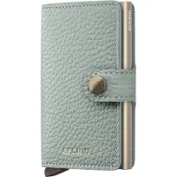 Secrid Miniwallet Custodia per carta di credito Protezione RFID Vera Pelle 6.5 cm verde
