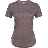 Icebreaker Women's Merino 125 Cool-Lite Sphere III S/S Tee Maglia merino Donna (XL, grigio)