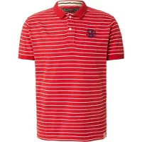 Superdry per uomo. M1110464A Polo Vintage Stripe Red (M), Rosso, Casual, Cotone, Manica corta