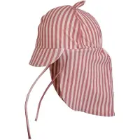 Huttelihut Kid's Sun Hat with Ears UV60 Cappellino Bambini (44 cm - 3-6 Months, fuchsia)