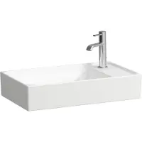 Laufen MEDA vasque, 600x350mm, 1 trou pour robinetterie à droite, sans trop-plein, H8121134001141, H8121134001141