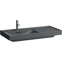 Laufen MEDA lavabo, encastrable, tablette à droite, 1000x460mm, 1 trou pour robinet, sans trop-plein, H8171187581111, H8171187581111