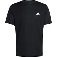 Adidas Maglietta 'Essentials' nero / bianco