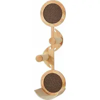 Nobby Elemento a parete "HIG" crema 35 x 26,5 x 125 cm