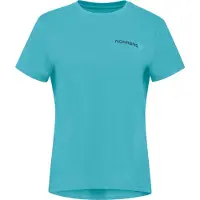 Norrøna Women's Femund Tech T-Shirt Maglia funzionale Donna (XS, turchese)