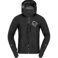 Norrøna Fjørå GORE-TEX Pro Jacket Giacca antipioggia Uomo (M, nero)