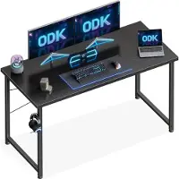 Sonstiges ODK scrivania nera 120×50×74cm scrivania ufficio studio legno tavolo PC