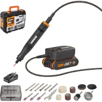 WORX MakerX - Utensile multifunzione WX739 incl. adattatore per batteria HubX WA7161 20V + batteria (2,0Ah)
