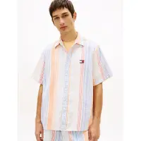 Tommy Hilfiger Tjm Relaxed Stripe Ss Shirt Ancient White Stripes Taglia: M | Camicie Casual Outlet | Uomo | Bianco