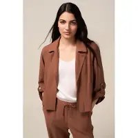 Oltre Fluid Unstructured Jacket Brown Taglia: L | Blazers Outlet | Donna | Marrone