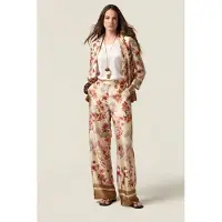 Oltre Fantasy Satin Jacket Beige Taglia: 36 | Blazers Outlet | Donna | Marrone