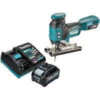 Makita JV 001 GM101 Seghetto alternativo a batteria 40 V max. 135 mm brushless + 1x batteria 4,0 Ah + caricabatterie