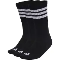 Adidas Calzino sportivo '3-Stripes Cushioned Crew Socks 3 Pair' nero / bianco / offwhite